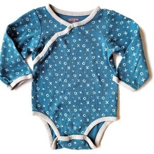 Skip Hop 9 Months Kimono Long Sleeve Bodysuit RARE!